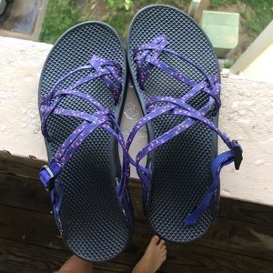 Backless Purple Chacos